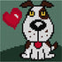 11cm x 11cm Dog Tapestry Kit
